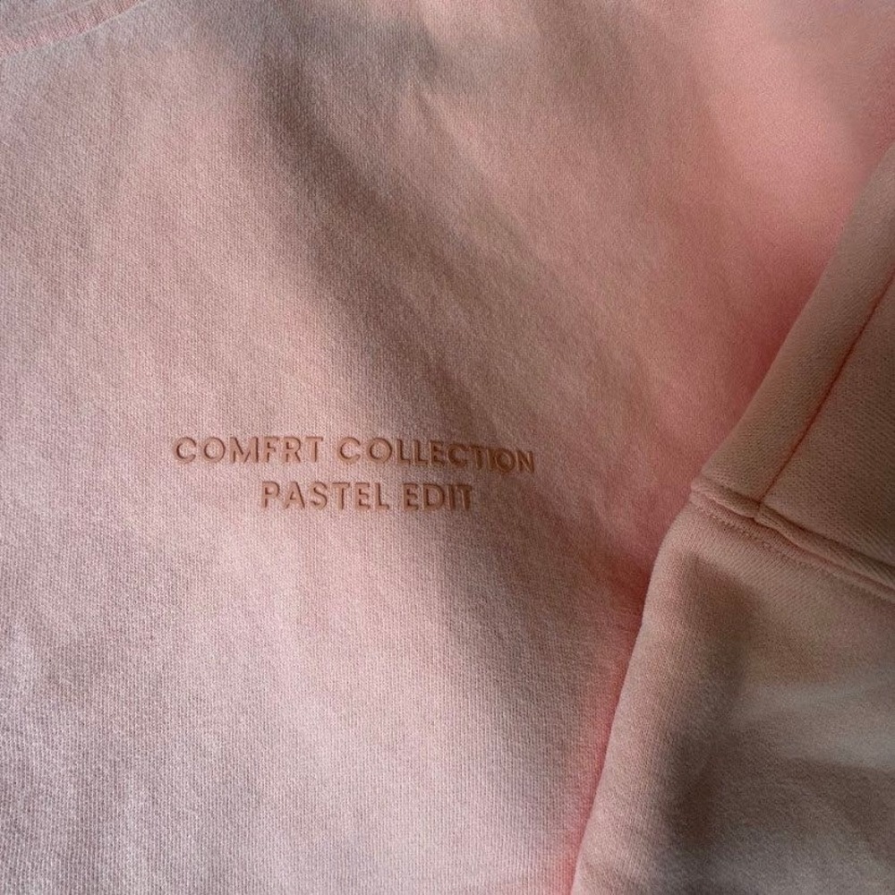 Comfrt Collection Pastel Edit Peach Zip Hoodie and Joggers Set XL Loungewear - Picture 9 of 14